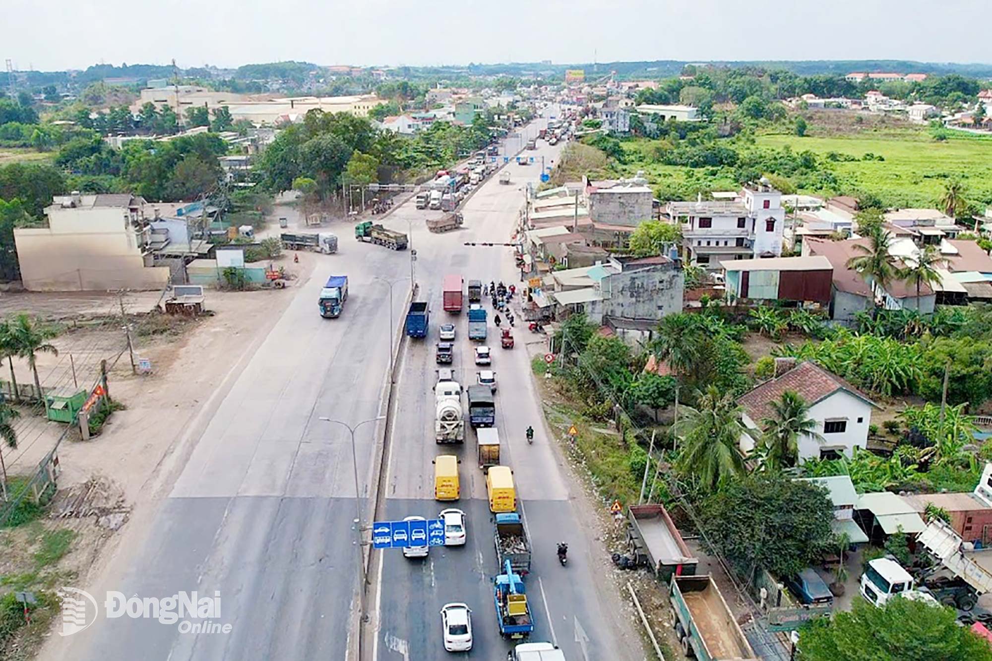 Dong Nai proposed the Central Government to support capital of more than 1.3 trillion VND to upgrade and repair national highways through the area, including National Highway 51. Photo: Pham Tung