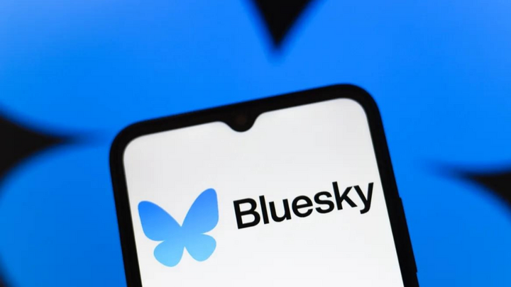 និមិត្តសញ្ញាបណ្តាញសង្គម Bluesky ។ (ប្រភព៖ Techcrunch)