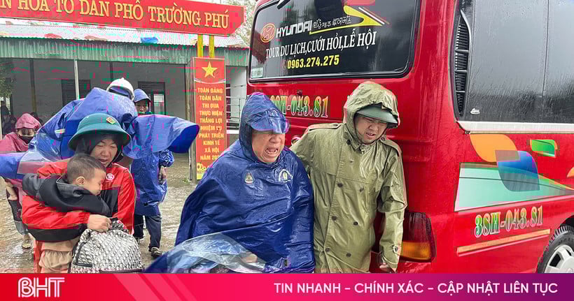 Vung Ang evacuó a más de 4.000 personas debido a las fuertes lluvias provocadas por la tormenta número 5