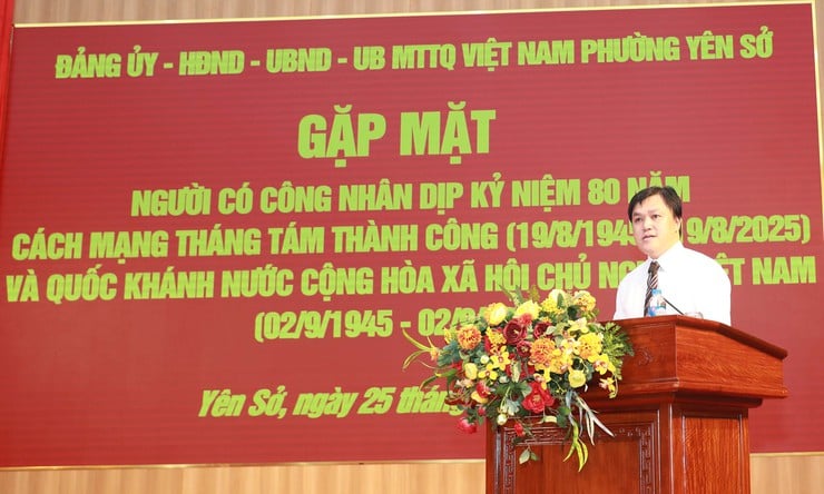 Phường Yên Sở: Tri ân người có công là 