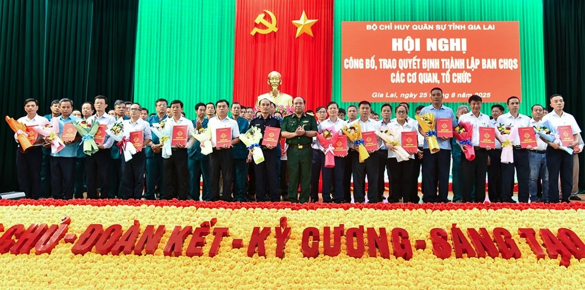 ประกาศมติจัดตั้งกองบัญชาการทหารบก 76 หน่วยงานและองค์กร