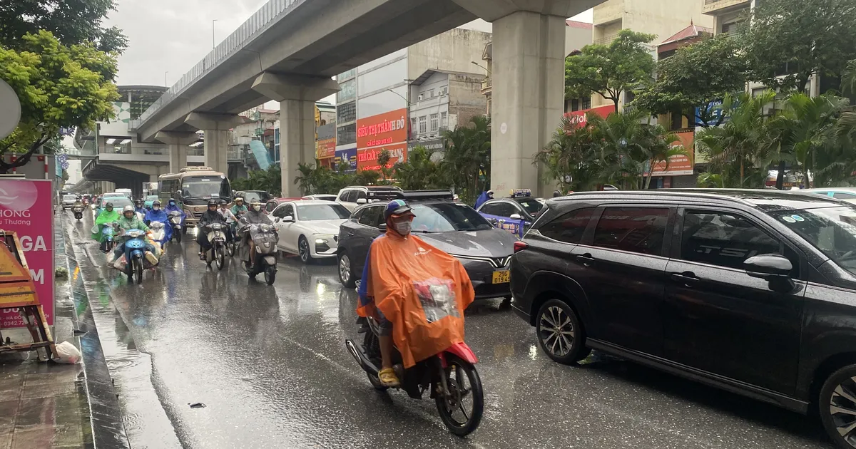 Heavy rain in Hanoi and the North