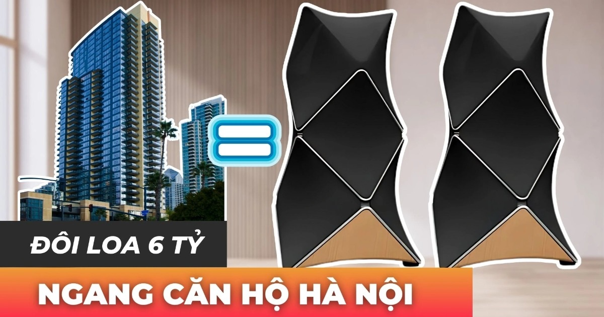 Ser testigo de los altavoces de los ricos, cuyo precio es tan alto como el de un apartamento en Hanoi