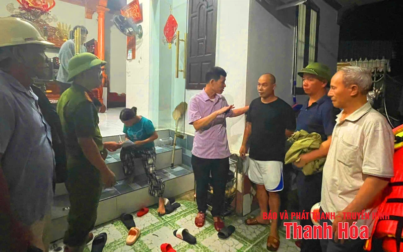 ប៉ូលីសខេត្ត Thanh Hoa ដាក់ចេញនូវវិធានការឆ្លើយតបយ៉ាងម៉ឺងម៉ាត់ចំពោះព្យុះលេខ ៥