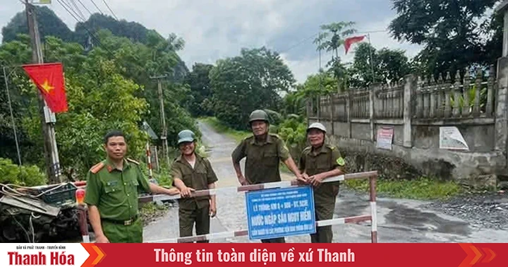 La police provinciale de Thanh Hoa déploie résolument des mesures pour répondre à la tempête n° 5
