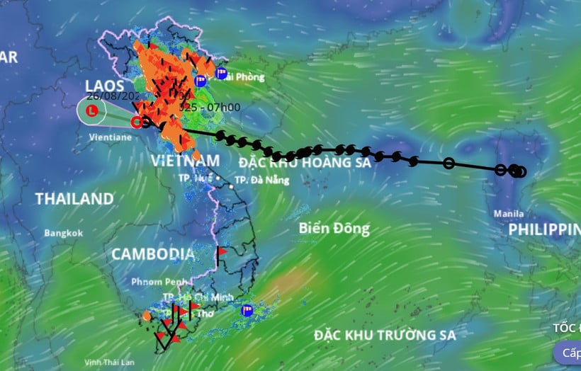 ข่าวล่าสุดพายุลูกที่ 5: พายุสงบลงแล้ว แต่ฝนตกหนักยังคงต่อเนื่อง
