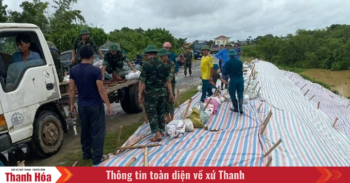 La commune de Tho Xuan concentre ses forces sur la gestion de l'incident de l'effondrement de la digue