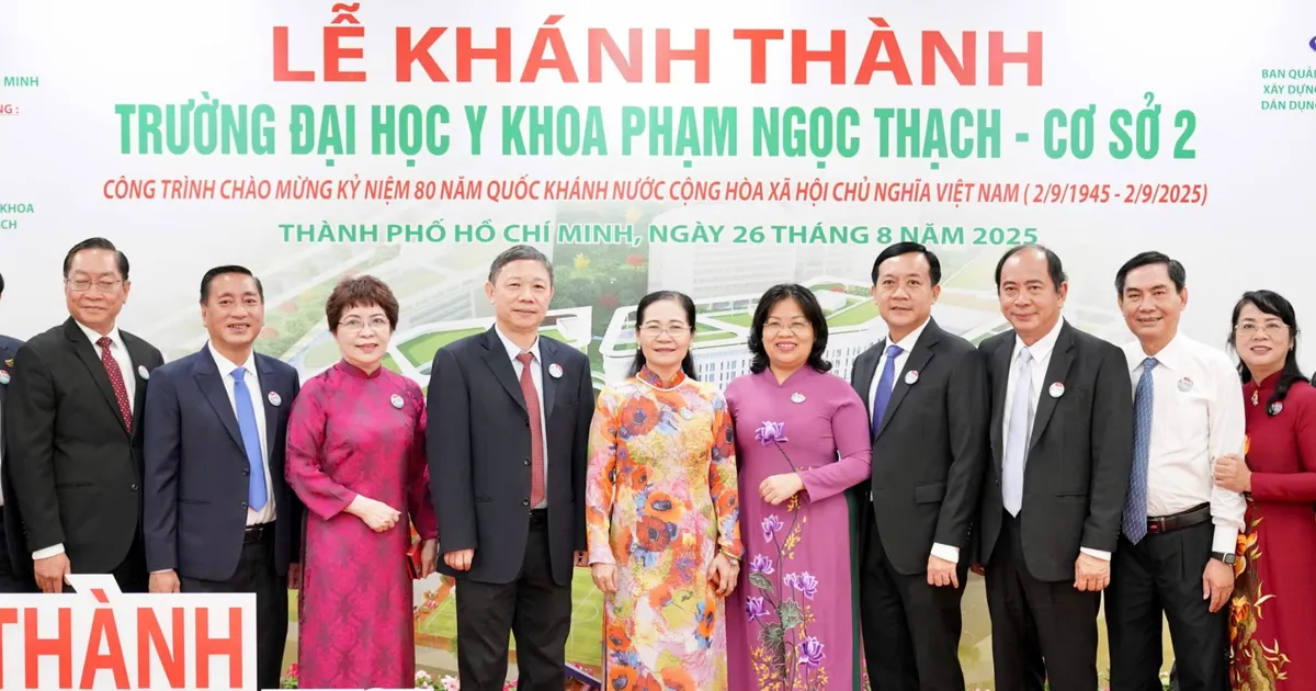 Khánh thành Trường ĐH Y khoa Phạm Ngọc Thạch cơ sở 2 trên 2.400 tỷ đồng
