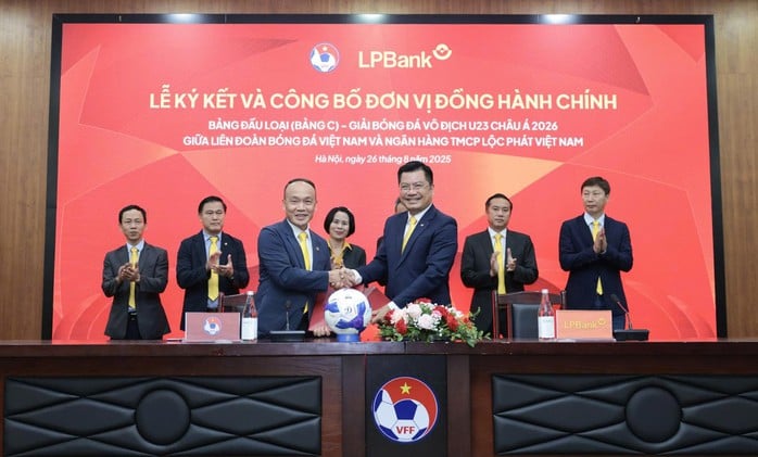 LPBank trở thành Đơn vị đồng hành chính Bảng đấu loại Giải U23 châu Á 2026 - Ảnh 1.
