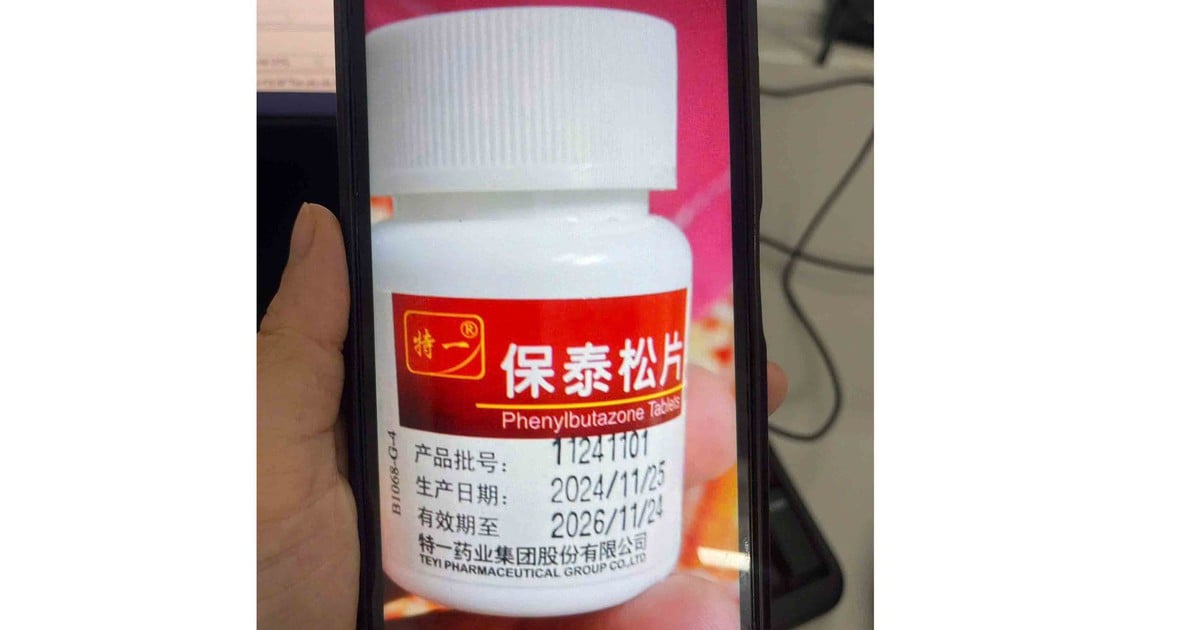 Avertissement concernant les médicaments achetés en ligne contenant de la phénylbutazone extrêmement dangereuse