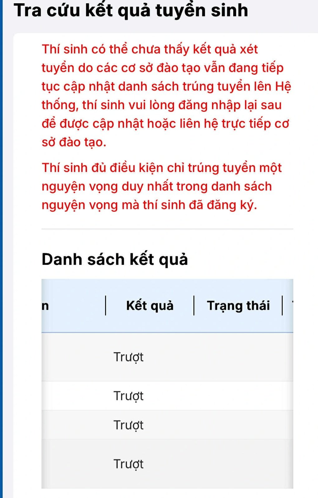 “Trường đậu báo rớt, trường rớt báo đậu”, nam sinh tìm đủ hướng xử lý - 2
