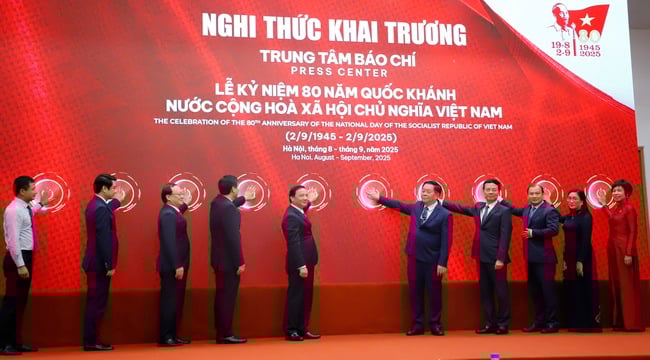 Khai trương Trung tâm Báo chí Lễ kỷ niệm 80 năm Ngày Quốc khánh - Ảnh 5.