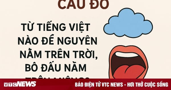 Quel mot vietnamien reste dans le ciel, avec la tête dans la bouche ?