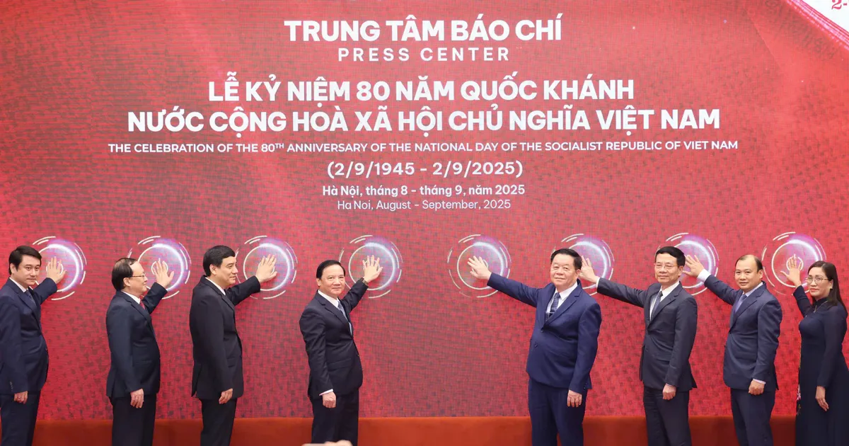 Opening of the Press Center for the 80th Anniversary of National Day September 2