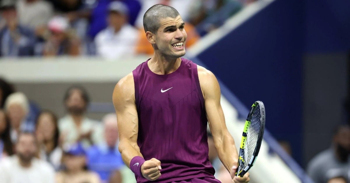 Alcaraz unexpectedly "cuts his hair", gets off to a fast start at the US Open