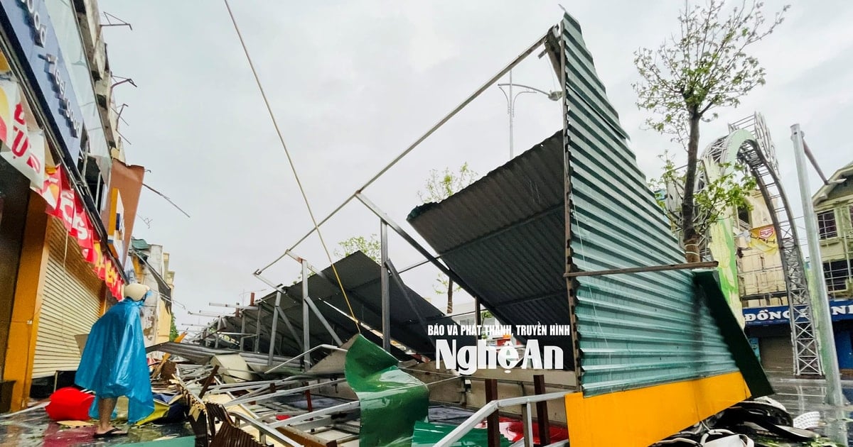 Chaos à Nghe An après le passage de la tempête numéro 5