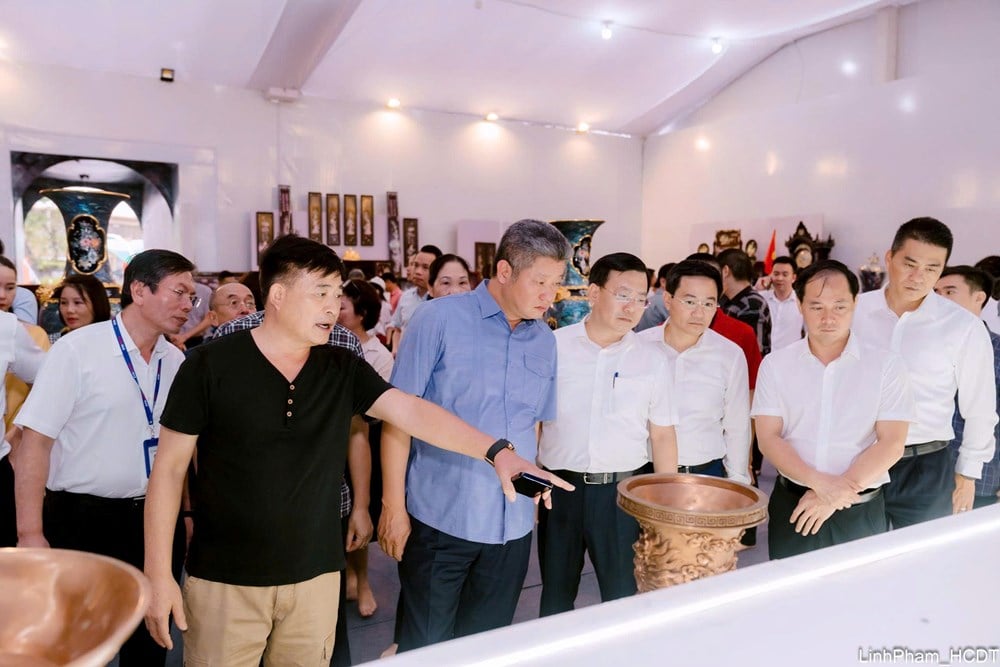 ហាណូយបង្កើតឡើងវិញនូវកន្លែងប្រពៃណី និងច្នៃប្រឌិតនៅពិព័រណ៍សមិទ្ធិផលជាតិ - រូបថត ១