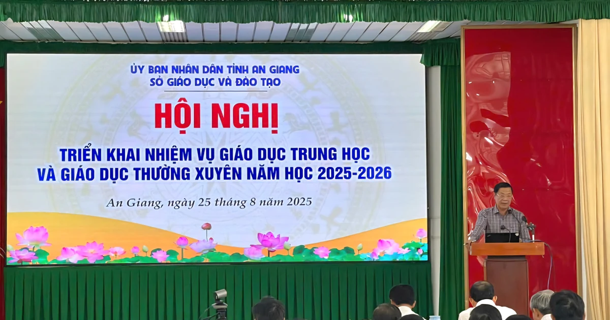 An Giang stellt Aufgaben im Bereich Sekundar- und Weiterbildung für das Schuljahr 2025-2026 bereit