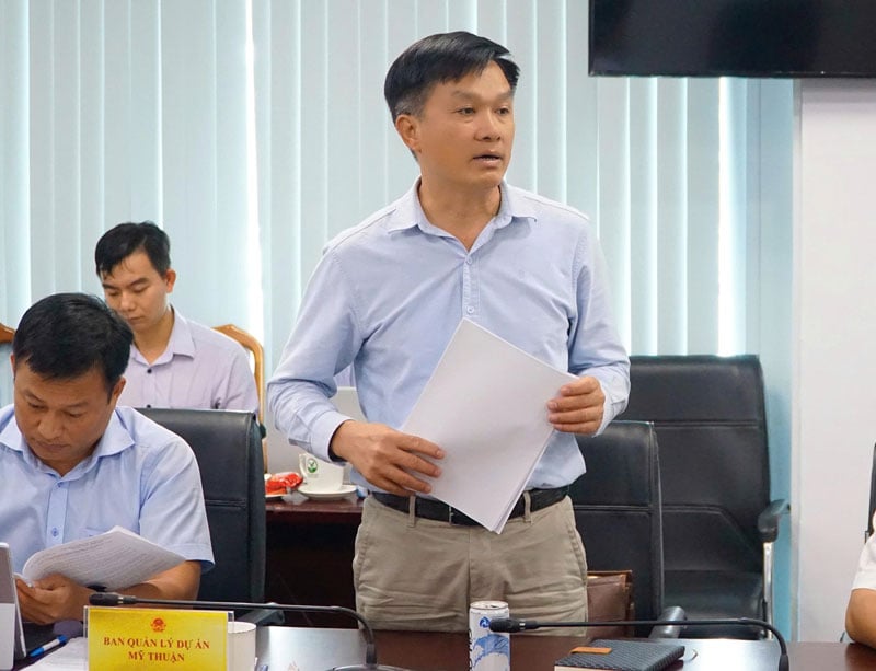 Представители Совета по управлению проектом My Thuan предложили решения по преодолению трудностей.