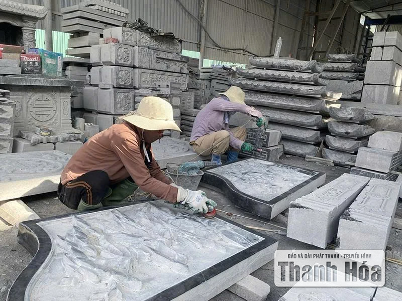Bien Thuong កែលម្អបរិស្ថាននៃតំបន់រុករករ៉ែថ្ម និងកែច្នៃ