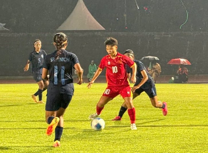 U.16 nữ Việt Nam thua Thái Lan, quyết thắng trận tranh HCĐ- Ảnh 2.