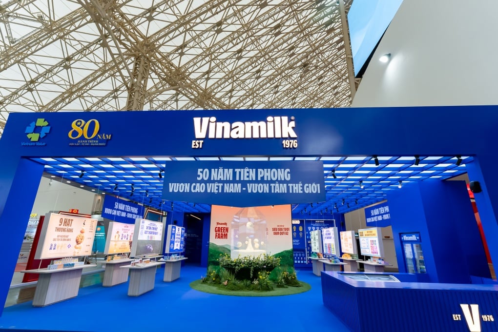 Gian hàng của Vinamilk tạo dấu ấn nổi bật tại Triển lãm Thành tựu đất nước - 1
