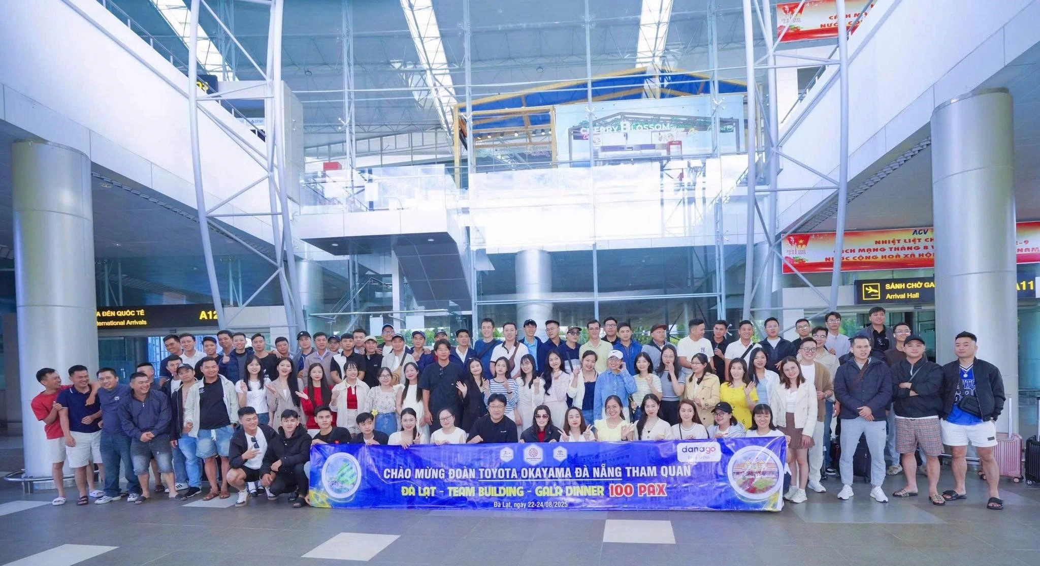 100 Toyota Okayama-Touristen erkunden Dalat 3 Tage und 2 Nächte lang
