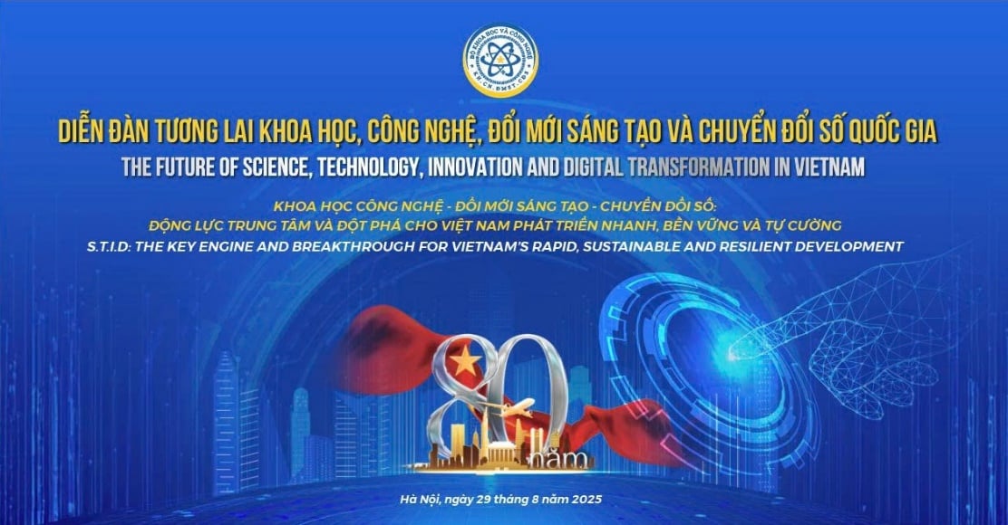 Diễn đàn “Tương lai Khoa học Công nghệ, Đổi mới sáng tạo và Chuyển đổi số Quốc gia” sẽ diễn ra vào ngày 29/8/2025- Ảnh 1.