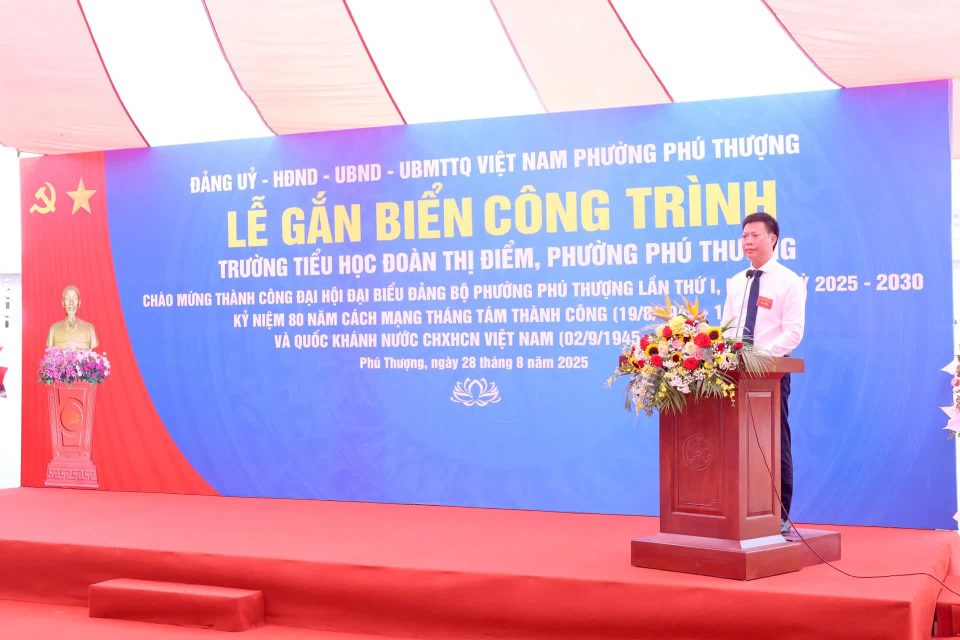 Phường Phú Thượng khánh thành công trình chào mừng 80 năm Cách mạng tháng Tám thành công và Quốc khánh 2/9- Ảnh 2.