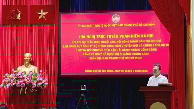 TP.HCM họp bàn lộ trình chuyển đổi xe buýt xanh: Nhiều lo ngại về chính sách và tính khả thi - Ảnh 1.