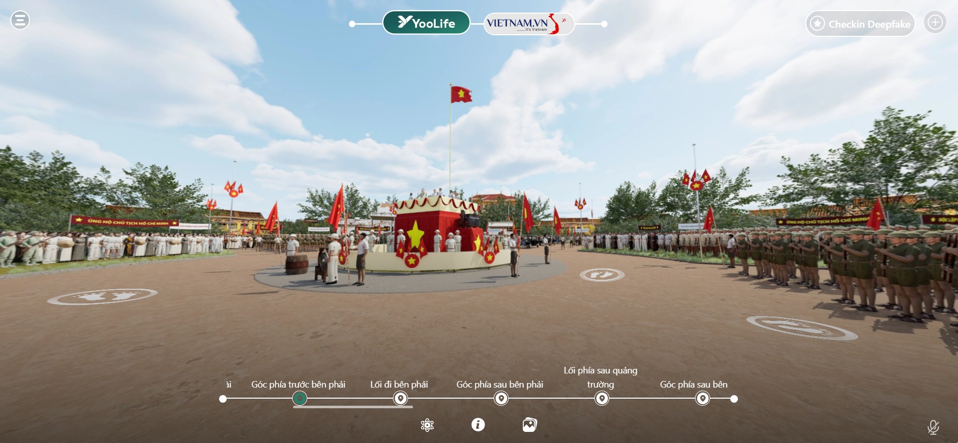 Không gian ảo hóa Quảng trường Ba Đình – Hành trình lịch sử và hiện đại