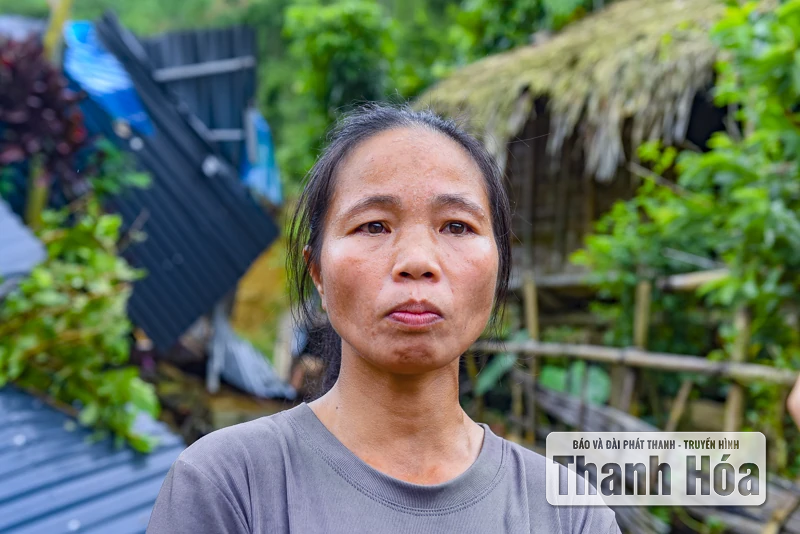 Im Dorf Yen Nhan wurden nach der Flut Dutzende Häuser weggeschwemmt