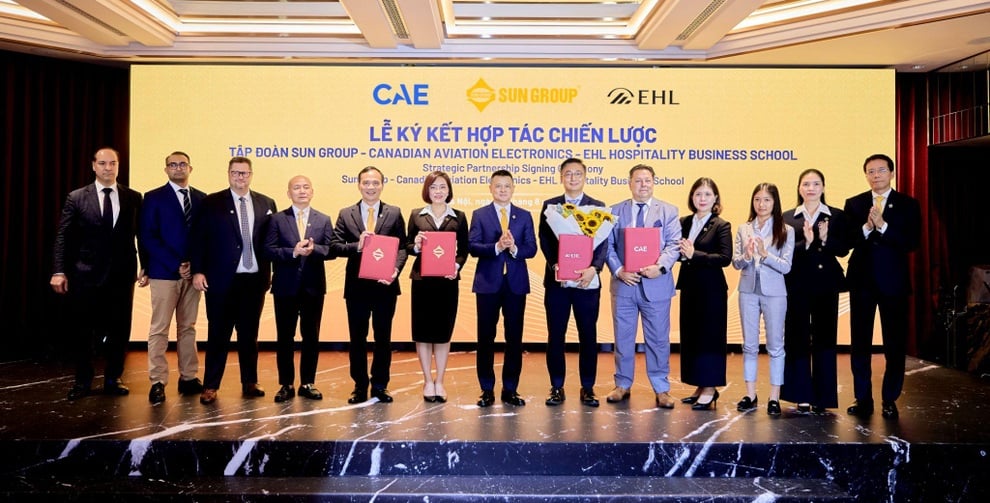 Sun Group ចាប់ដៃជាមួយសាជីវកម្មអន្តរជាតិឈានមុខគេចំនួន 2 ក្នុងវិស័យបណ្តុះបណ្តាលឧស្សាហកម្មសេវាកម្ម - ១