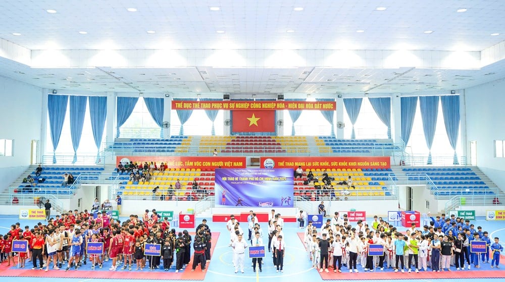 Hơn 500 VĐV tham gia Hội thao hè TP.HCM 2025 tại Bình Dương - ảnh 1