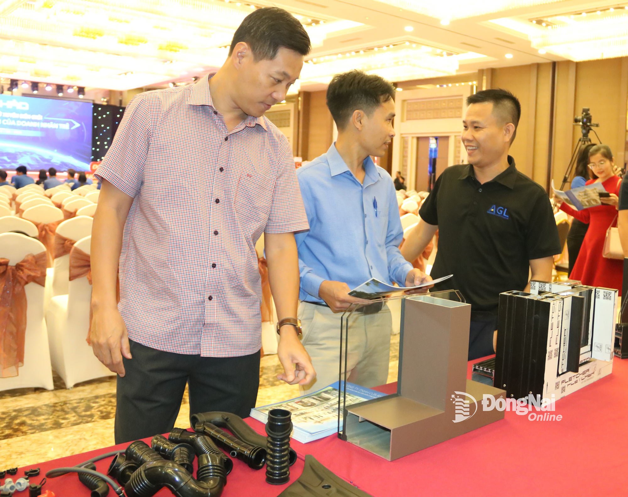 Sản phẩm công nghiệp hỗ trợ của doanh nghiệp thuộc Hội Doanh nhân trẻ Đồng Nai.