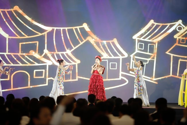 Ảnh: Lãnh đạo Đảng, Nhà nước dự Lễ khai mạc Triển lãm thành tựu Đất nước &quot;80 năm hành trình Độc lập- Tự do- Hạnh phúc&quot; - Ảnh 12.