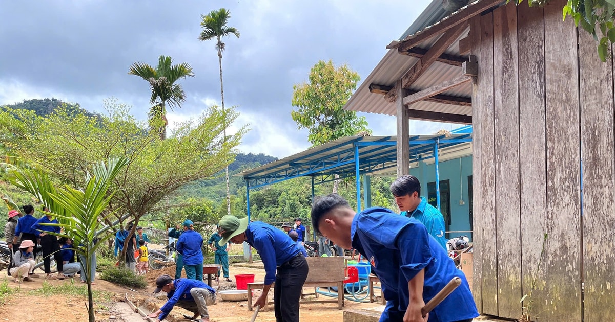 Đồng lòng vượt khó, sẵn sàng cho năm học mới ở Trà Giáp