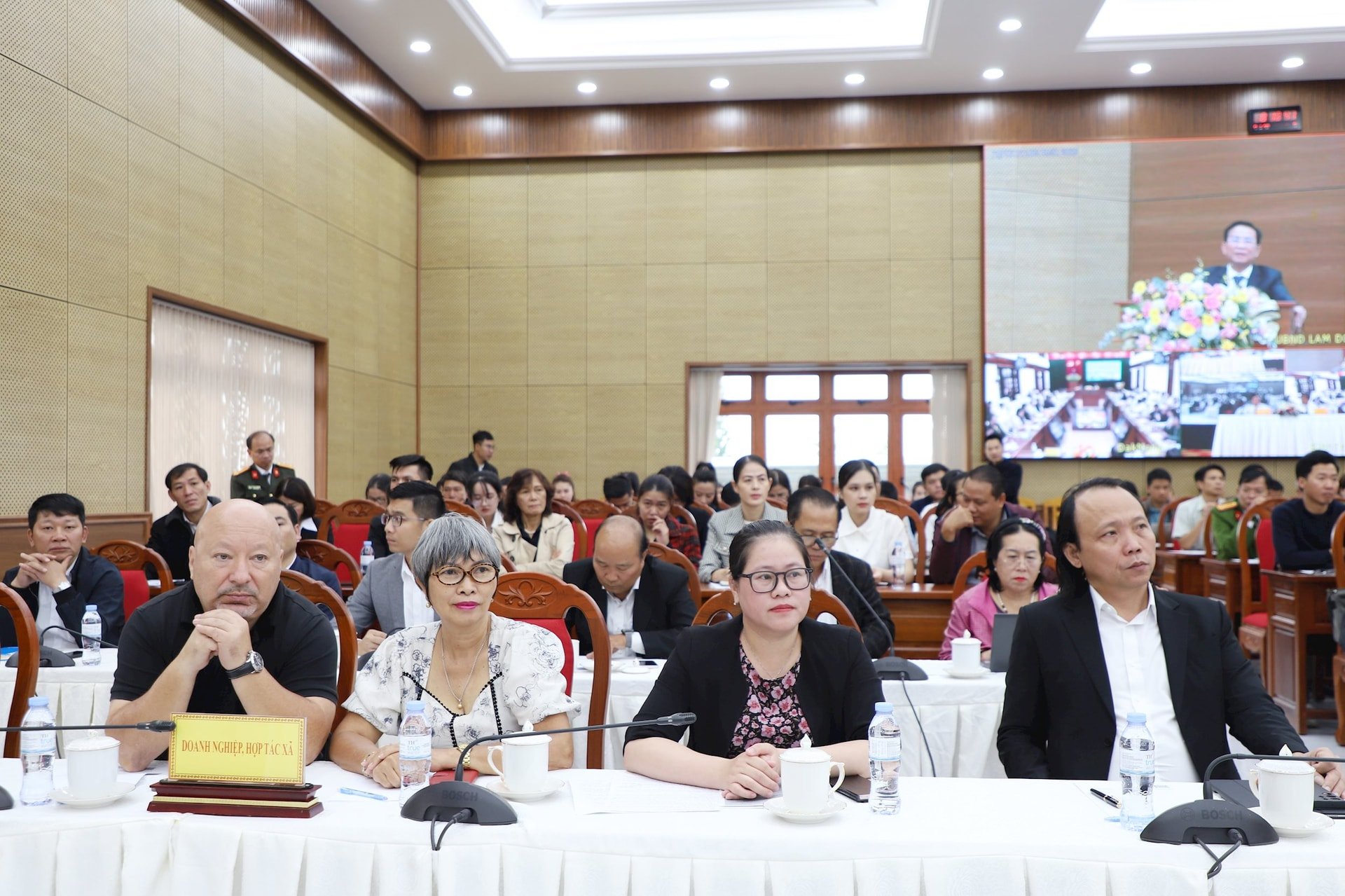 Các doanh nghiệp tham dự tại điểm cầu chính