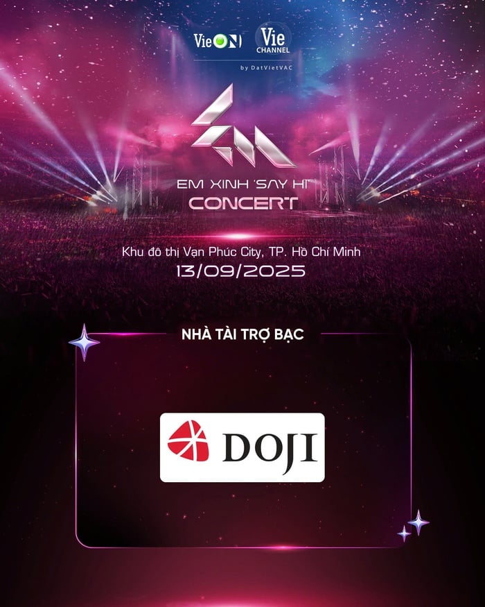 Doji đồng hành cùng concert em xinh 