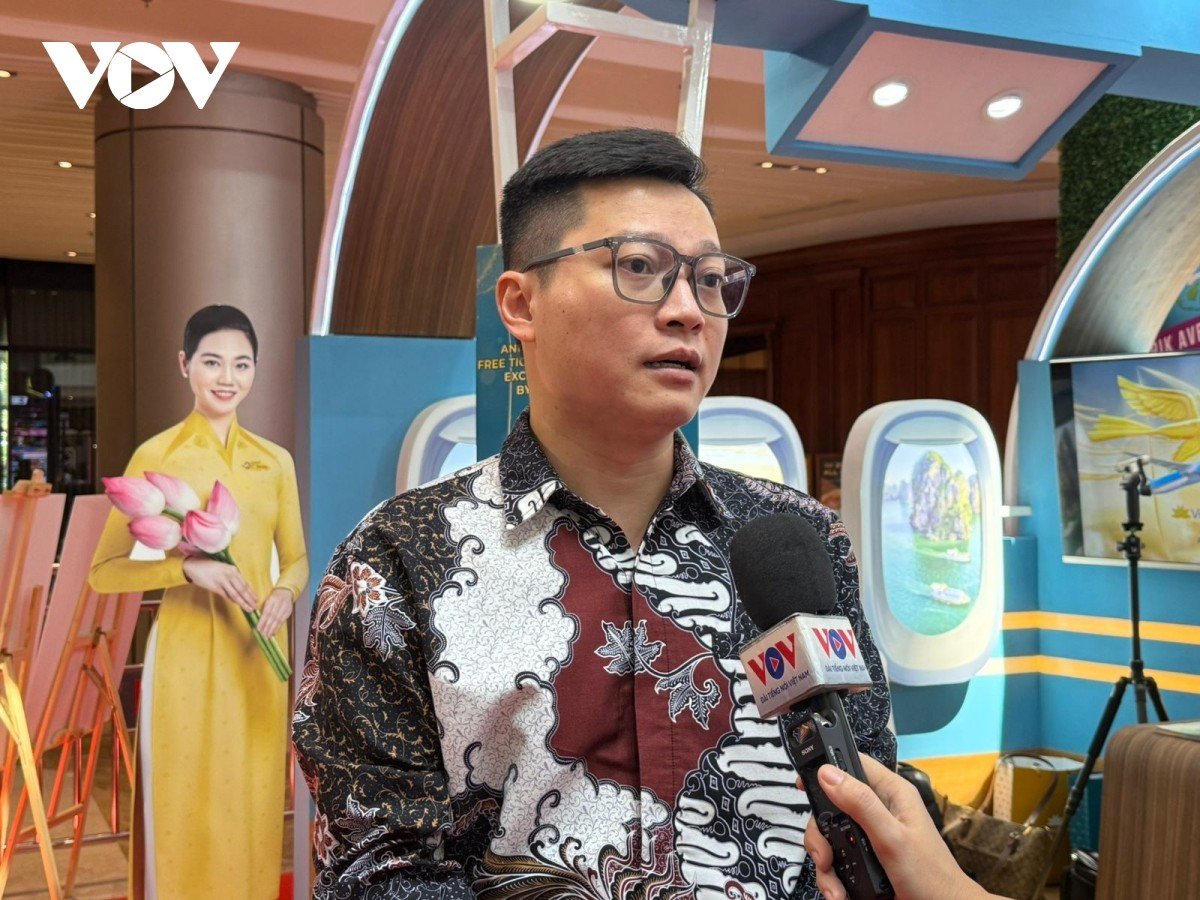Ông Trần Tuấn Nghĩa, Trưởng đại diện Vietnam Airlines tại Indonesia cho biết có cơ hội thúc đẩy lượng khách du lịch với đường bay thẳng Hà Nội - Jakarta trong thời gian tới.