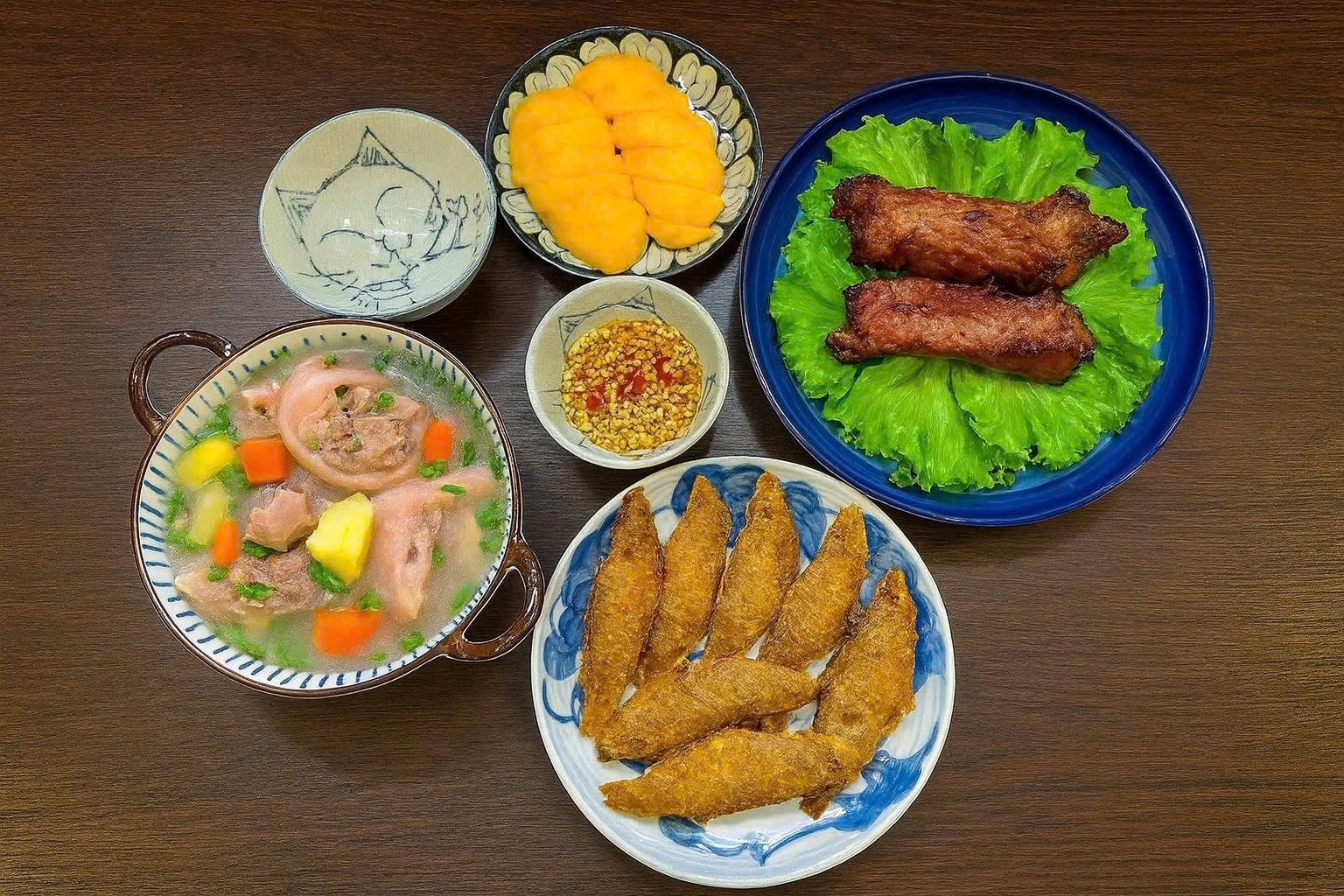 Mâm cơm gia đình - Ảnh 9.