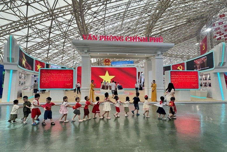 The exhibition space 