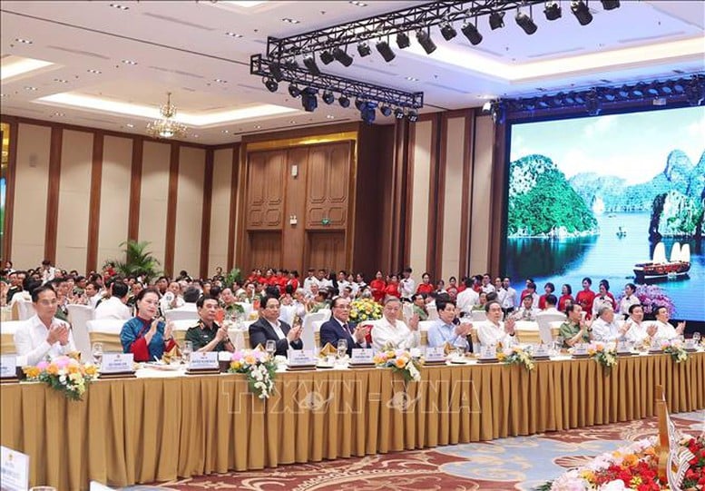 Tổng Bí thư Tô Lâm dự gặp mặt đại biểu Bộ Quốc phòng, Bộ Công an và Bộ Ngoại giao- Ảnh 1.