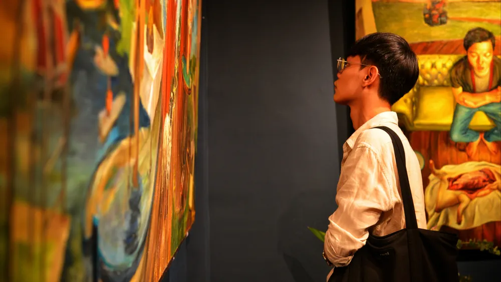 展示会来場者