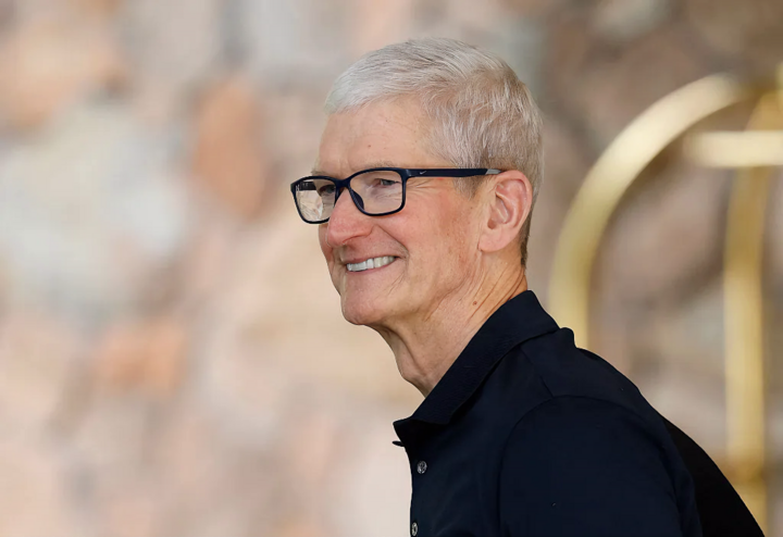 CEO Tim Cook is optimistic about Apple's AI future. (Source: Apple)