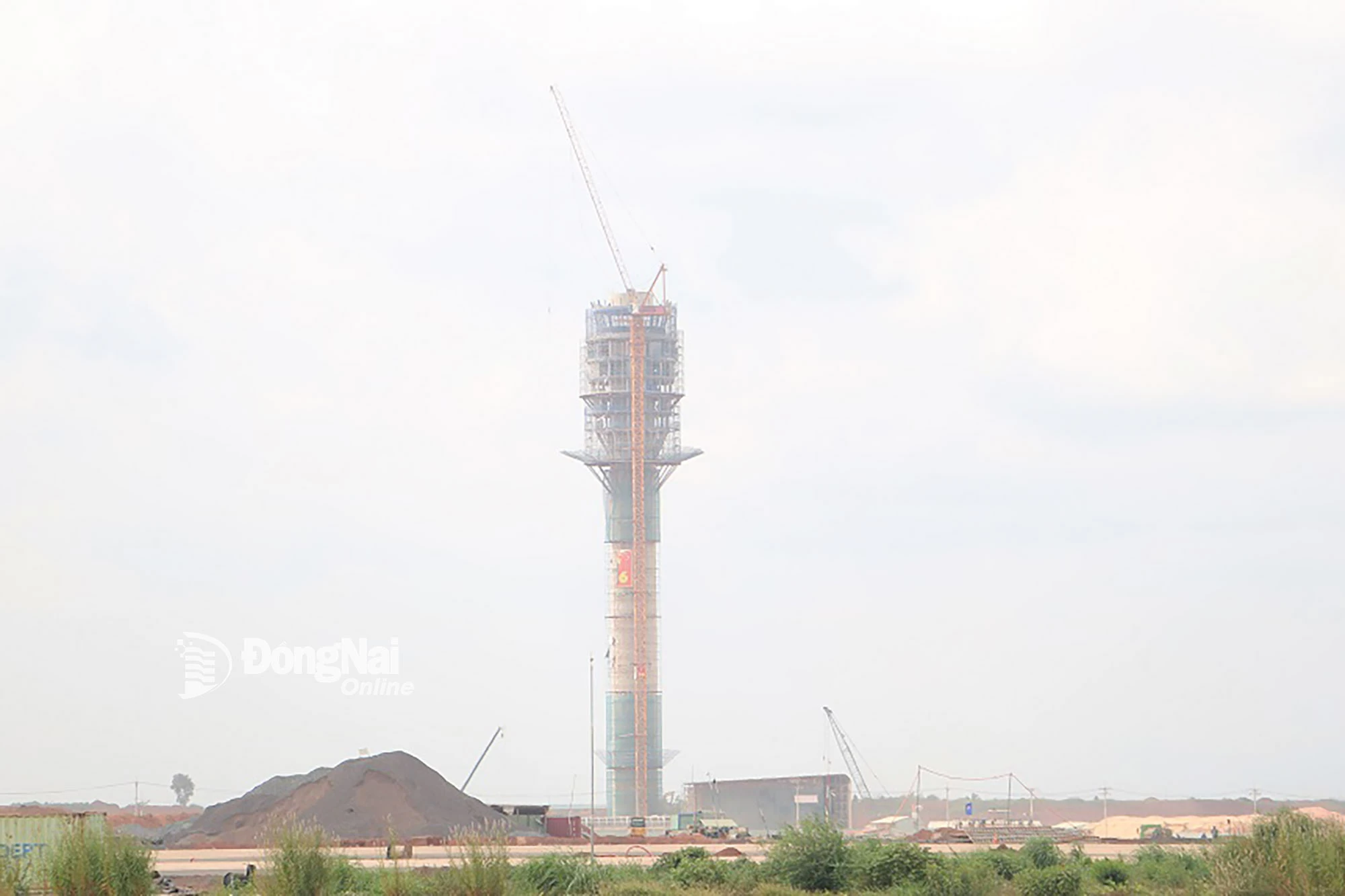 Proyecto de la torre de control del aeropuerto de Long Thanh. Foto: Pham Tung
