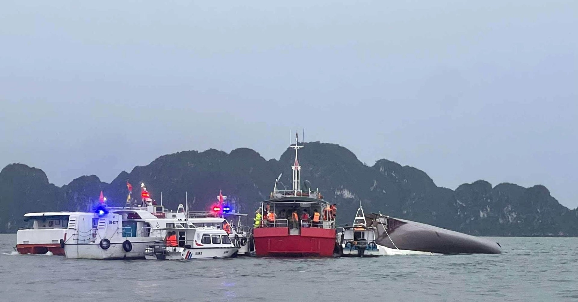 Vuelco de un barco en la bahía de Ha Long: últimas indemnizaciones y pagos de seguros