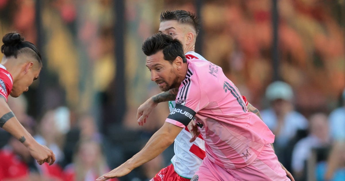 Messi រង​របួស​ក្រោយ​រង​ការ​វាយ​ខ្លាំង​ដោយ​ខ្សែ​ការពារ​៤​នាក់ De Paul ជួយ​សង្គ្រោះ Inter Miami