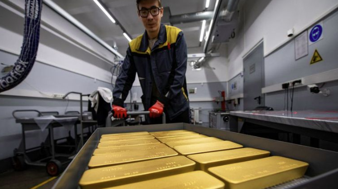 Der Weltgoldpreis ist in den letzten 24 Stunden insgesamt um etwa 1 % gestiegen. Foto: zonebourse.com