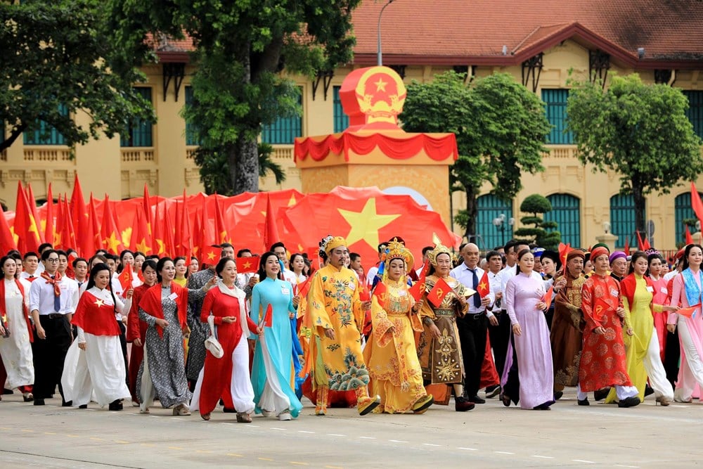 ប្លុកវប្បធម៌ និងកីឡាបានចូលរួមដោយរីករាយក្នុងការហាត់សមទូទៅ A80 - រូបថត 1